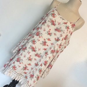 Charming Charlie Floral Lace Dress XL